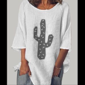Brand New Misslook Shirt with Cactus 🌵 super cute